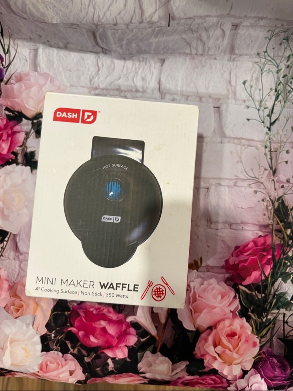 Ash Mini Waffle Maker – Black